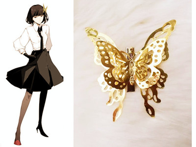 taobao agent COS props Wenhao wild dog and Xie Ye Jingzi butterfly hair accessories hairpin
