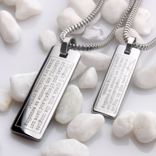 Мужская подвеска для влюбленных, аксессуар, ожерелье, простой и элегантный дизайн