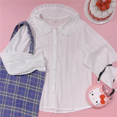 taobao agent Doll, cotton Japanese summer jacket, doll collar, Lolita style