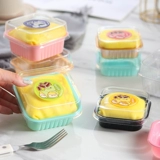 Банджи упаковочная коробка с одним квадратным западом -точка Banji Box Puff -Grutiny Rice питательный снег и гражданин -гражданин Halberd Dim Sum Box