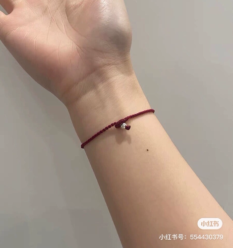 Плетеный оберег на день рождения ручной работы, браслет из красной нити, защитный амулет