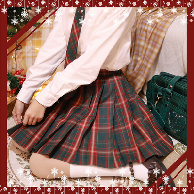taobao agent [Dream and Treasure Spot] The national brand JK uniform is your name Christmas Gogh skirt tie
