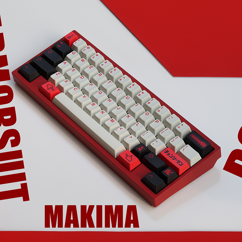thumbnail for MAKIMA-R2 玛奇玛 电锯人 原厂高度PBT键帽 Cherry  Keycaps