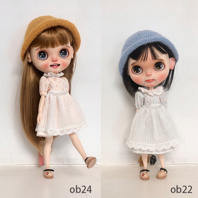 taobao agent Spot BLYTHE Little cloth doll clothing OB24OB22AZONE19 Jewelry Cute two -color princess lace skirt