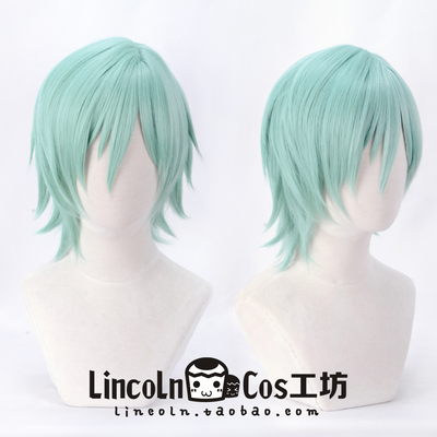 taobao agent Lincoln Idol Fantasy Festival ES Feng Early Cosplay Fal The long head road green short hair