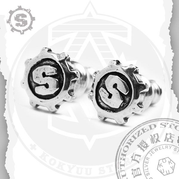 KOKYUU| может быть доступен Заказано Starlingear s передача 925 Серебряный K18 лили серьги