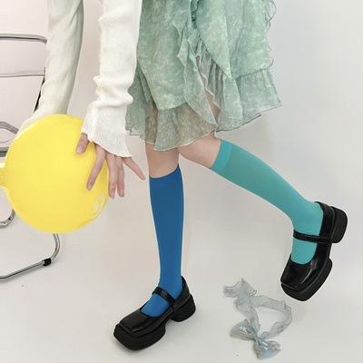 taobao agent Cute asymmetrical socks teenage, velvet swan