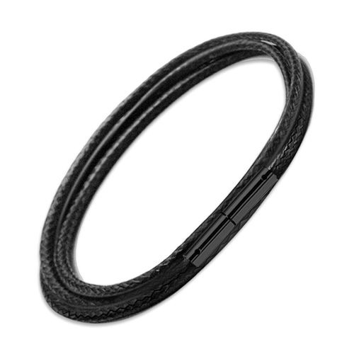 Черное кольцо, подвеска, модный ремешок