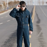 Износостойкий комбинезон с молнией, увеличенная толщина, защита от ожогов