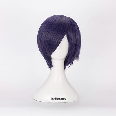 taobao agent Tokyo Gongxi/Symphorian Wutao Dongxiang High -temperature silk fake hair blue -purple cos wig B014