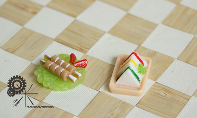 taobao agent [Uncle Mi] BJD8 points/OB11GSC accessories to shoot small objects, food, sandwich skewer