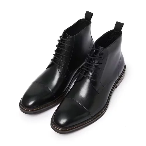 Martens, классический костюм в английском стиле, высокая обувь для отдыха, мужские короткие сапоги, ретро высокие челси