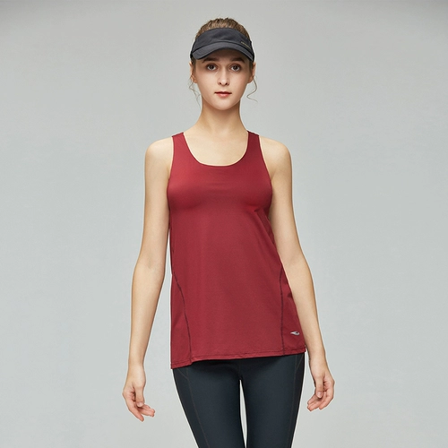 Одежда для йоги, майка для спортзала, топ с чашечками, свободный крой, по фигуре