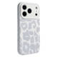 Soft Pink Leopard Print Silicone Magsafe Phone Case for iPhone 17, 16, 15, 14 and 13