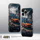 Chinese Calligraphy Ink Brush Seal Script Phone Case for iPhone 17, 16, 15, 14 and 13