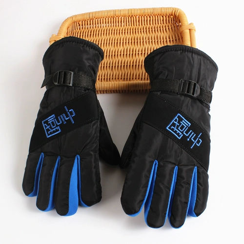 Лыжные зимние дорожные удерживающие тепло перчатки подходит для мужчин и женщин, утепленный ветрозащитный водонепроницаемый электромобиль