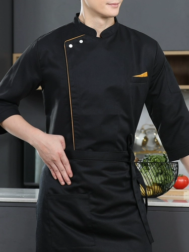 Старший отель шеф -повар для работы для мужчин с семью точками -точками отеля шеф -повар