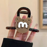 【Чай коричневый】 Микки Клип среднего размера