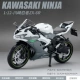 1/12 Kawasaki Ninja ZX-6R Мотоцикл [белый] среда