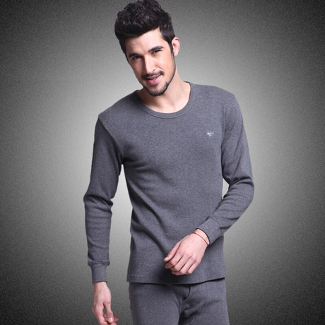 00       七匹狼内衣男士保暖内衣 纯棉 棉毛衫套装秋衣秋裤薄款内衣