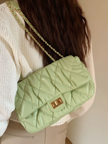 Цепь, весенняя сумка через плечо, сумка на одно плечо