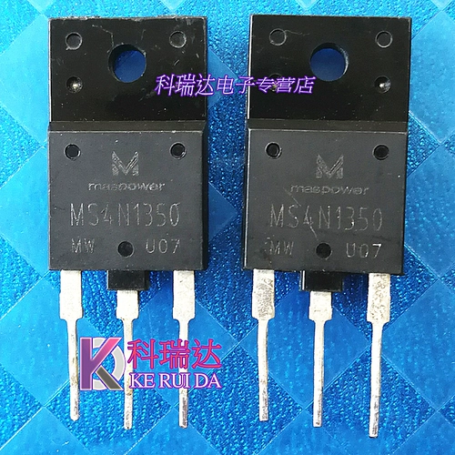 MS4N1350 Оригинальная разборка 4A1500V Инвертор обычно используется в полевых эффектах MOS-3PF/3N150/4N150