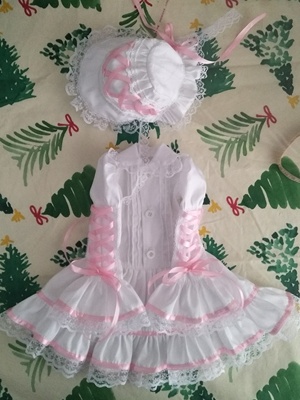 taobao agent Suzhou Aunt BJD baby clothes sweet and cute with hat and dress