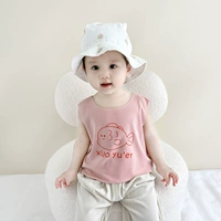 Розовая линия рыба модальный жилет