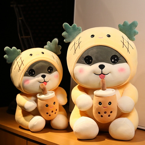 Милый чай с молоком, тряпичная кукла, плюшевая подушка, игрушка