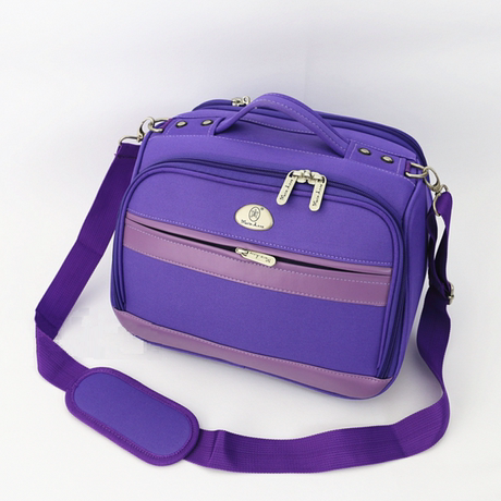 完美玛丽艳老款淡紫,深紫美容化妆包,美容箱,斜跨-- 美容包