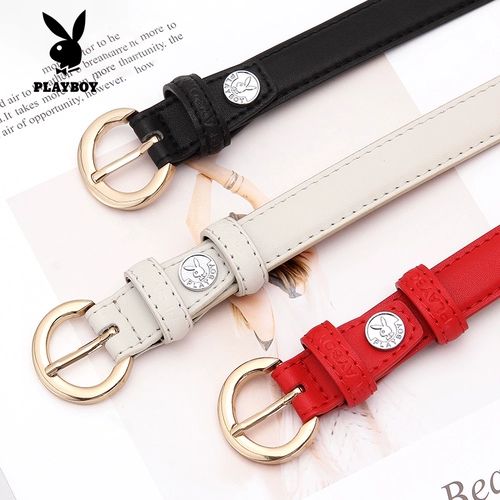 Playboy, Tide, универсальный ремень, черный декор, джинсы, из натуральной кожи