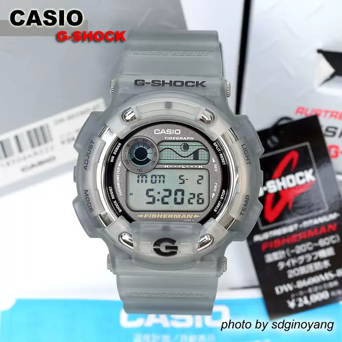 CASIO 卡西欧G-SHOCK DW-8600MS-8T 烟熏渔人钛合金全新结束- Taobao