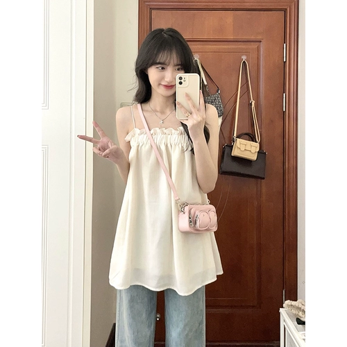 Топ с чашечками без рукавов, майка топ, бюстгальтер-топ, открытые плечи, осенний, свободный крой, для маленькой груди