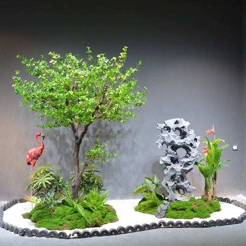 Фальшивые деревья моделирование дерево зеленое растение комната Большое растение ландшафтное ландшафтное ландшафтное ландшафтное пейзаж