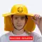 Mũ bảo hiểm có tích hợp nắp quạt công trường xây dựng chống nắng tạo tác mùa hè quạt năng lượng mặt trời thoáng khí che nắng mũ bảo hiểm di động dành cho nam 