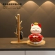 Получение Fubuku Fortune Cat+деревянная рама