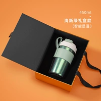 Свежий зеленый 450 мл [внутренний и внешний чистый титановый интеллект, показывающий температуру]