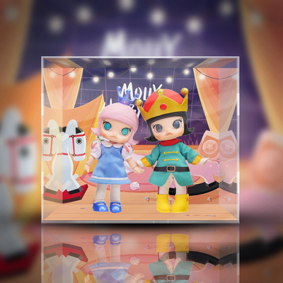 taobao agent 【Move】Bubble Molly Molly Trojan Set BJD Tide Play Doll Special Display Box