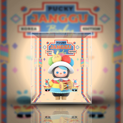 taobao agent 【Move】Bubble Mate Pucky Biki Korean Long Drum Card Tide Dedicated Display Box