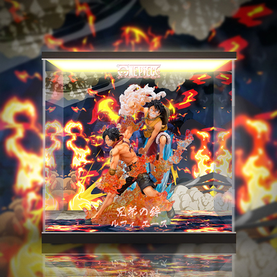 taobao agent 【Move】One Piece ZERO Super Fighting Series Brothers' fetish Ais Luffy Combination Display Box