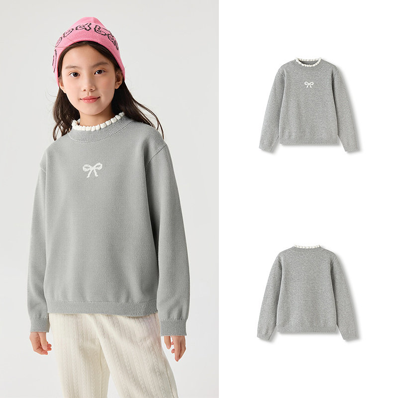 抢3.19补贴金：巴拉巴拉balaOne 童装女童毛衫儿童2025新款冬毛衣 76.71元包邮，卷后 