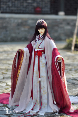 taobao agent [Xiaoxuan's Lotus Pond] [220101] [Snowfield Red Sand] BJD baby costume (sold out)