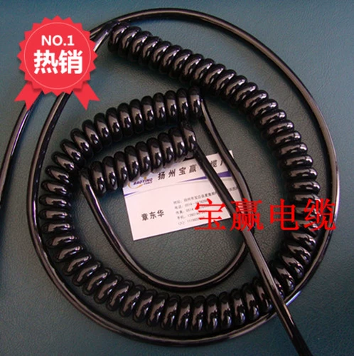 Высокая эластичная спираль, кабель