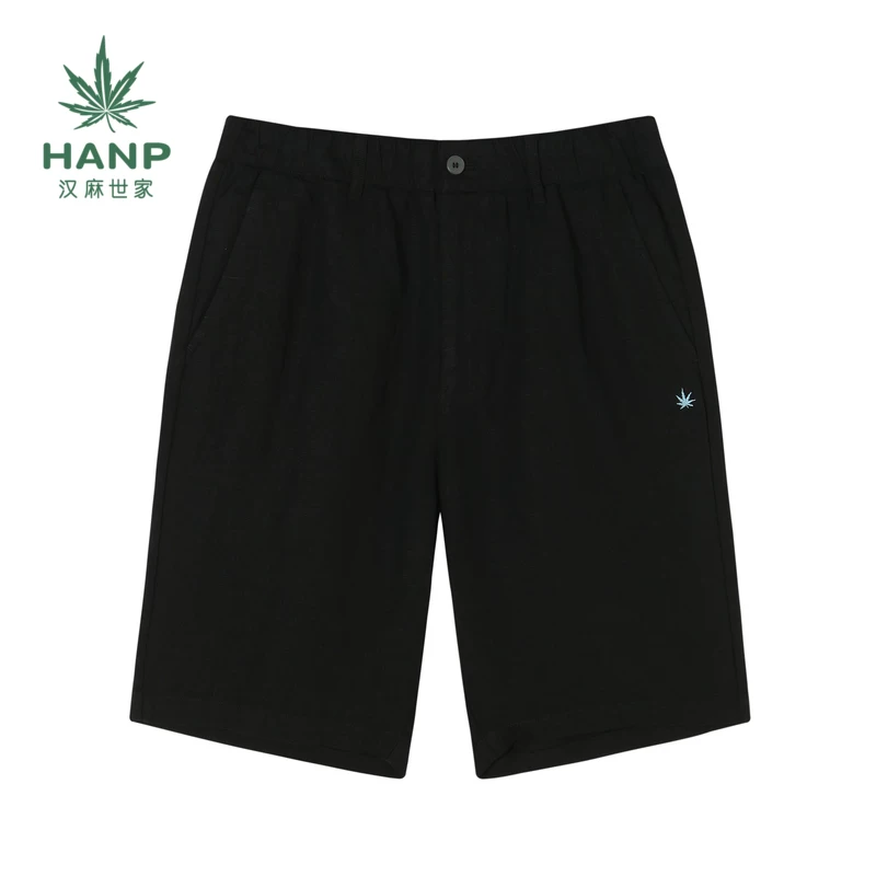 Hanp/Johnshota Men's Men's Casual shorts Pure color pants casual comfortable marijuana and pants men's pants