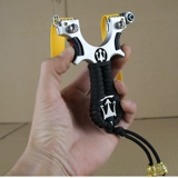 Металлическая рогатка с лазером из нержавеющей стали, точная дорожная олимпийская резинка с плоскими резинками, лазерный прицел на инфракрасной основе