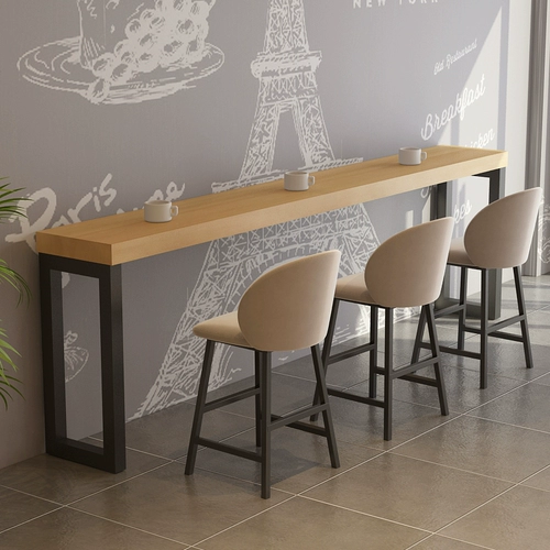 Толстый прочный стул на задней части скандинавский свет роскошные роскоши ins ins modern минимальный минимальный барный галл -кальм