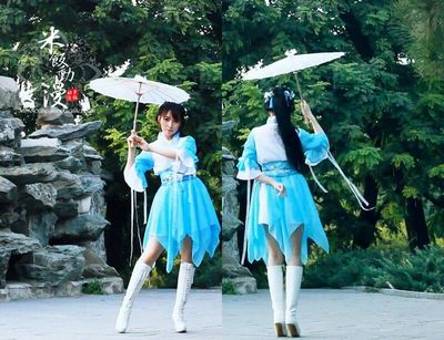 taobao agent Costume/COS Server Zijia Erqing Snake/Mountain Lakeside/Seven Portrait Chinese Wind Free Shipping can be replaced with color