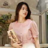 季候风 Летняя милая кукла, рубашка, сезон 2021, кукольный воротник, короткий рукав