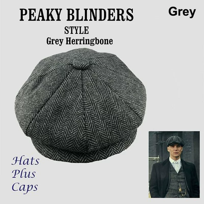 Клеточная шляпа BeRet классическая ретро Newsboy мужская восьмиугольная шляпа