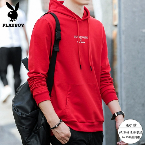 Playboy, толстовка, флисовый демисезонный лонгслив для отдыха, футболка, 2022, в корейском стиле